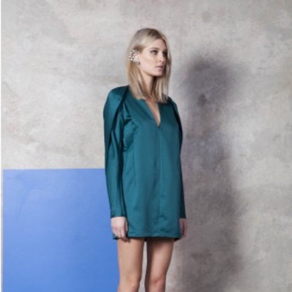 👗Mossman statement long sleeve shift dress size 4
